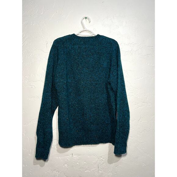 Highland vintage wool‎ speckled crew neck pullover granny sweaterwomens  XL - Picture 4 of 5